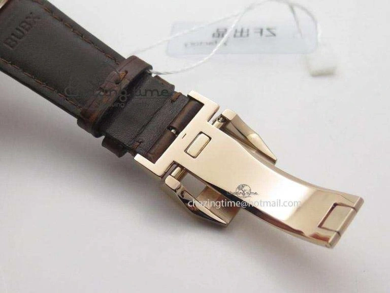 Pilot Chrono RG 3878 ZF Best Edition Grey Dial On Brown Leather Strap A7750