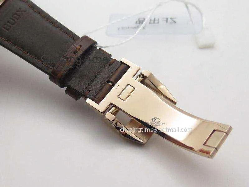 Pilot Chrono RG 3878 ZF Best Edition Grey Dial On Brown Leather Strap A7750