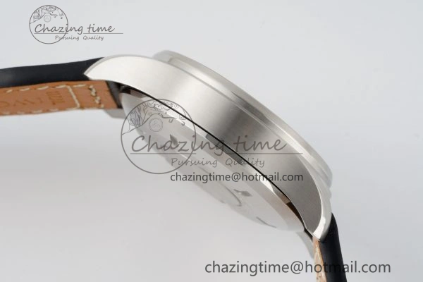 Pilot Chrono SS AZF 1:1 Best Edition Green Dial on Brown Leather Strap A7750