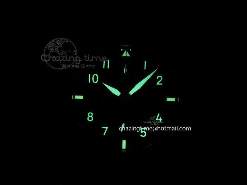Pilot Chrono SS IW387808 CF3 ZF 1:1 Best Edition On Brown Leather Strap A7750