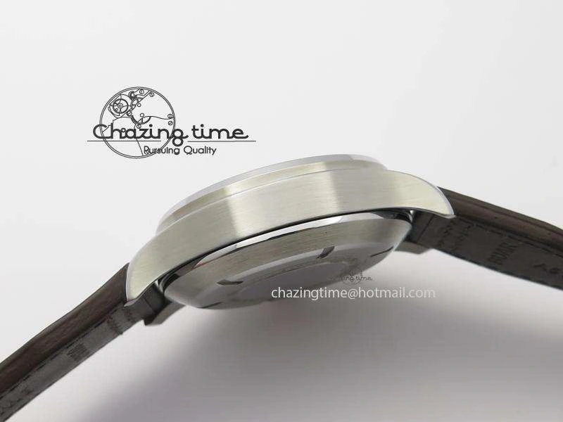 Pilot Chrono SS IW387808 CF3 ZF 1:1 Best Edition On Brown Leather Strap A7750
