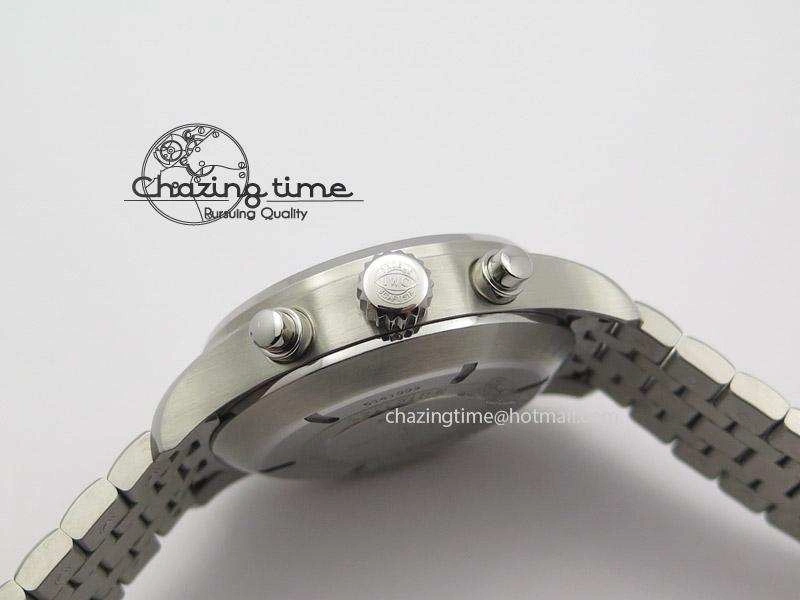 Pilot Chrono SS IW387809 ZF 1:1 Best Edition Silver Dial On SS Bracelet A7750