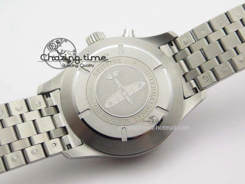 Pilot Chrono SS IW387809 ZF 1:1 Best Edition Silver Dial On SS Bracelet A7750