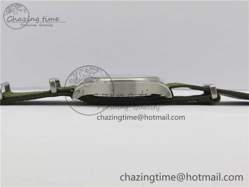 Pilot IW326801 SS MK 1:1 Best Edition Black Dial on Green Nylon Strap MIYOTA9015