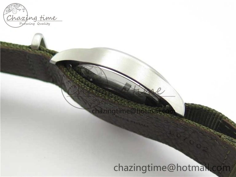 Pilot IW326801 SS MK 1:1 Best Edition Black Dial on Green Nylon Strap MIYOTA9015