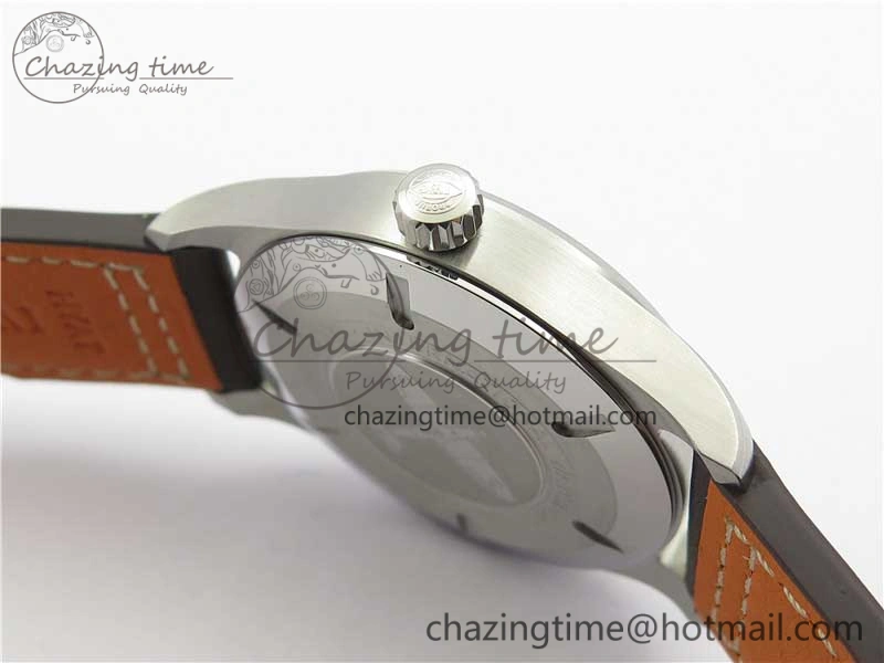 Pilot IW326803 SS MK 1:1 Best Edition Black Dial on Brown Leather Strap MIYOTA9015