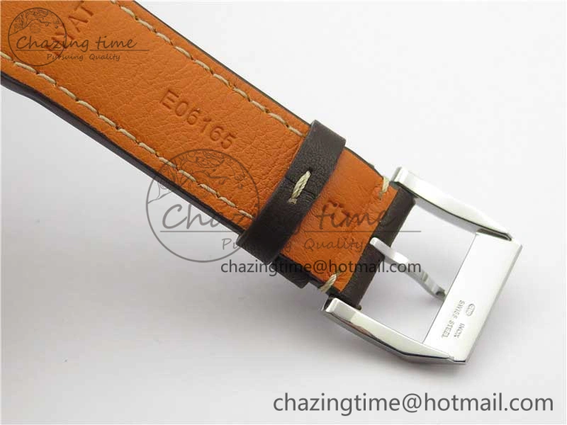 Pilot IW326803 SS MK 1:1 Best Edition Black Dial on Brown Leather Strap MIYOTA9015