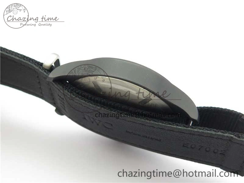 Pilot IW326901 Real Ceramic MK 1:1 Best Edition Black Dial On Nylon Strap MIYOTA9015