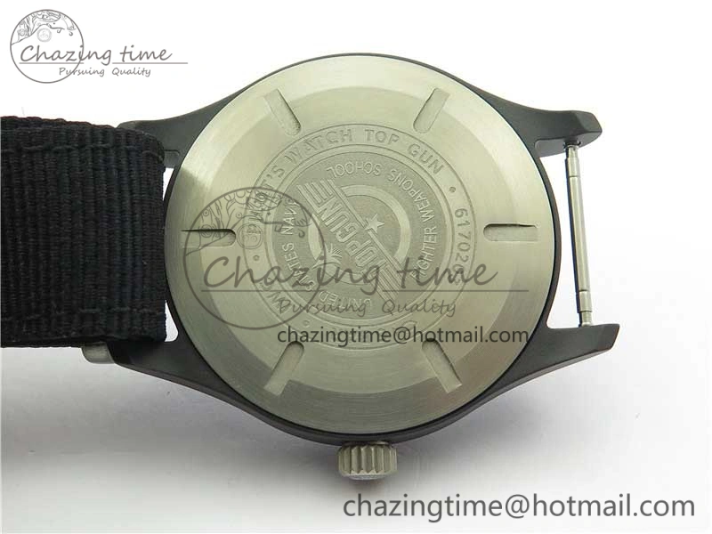 Pilot IW326901 Real Ceramic MK 1:1 Best Edition Black Dial On Nylon Strap MIYOTA9015