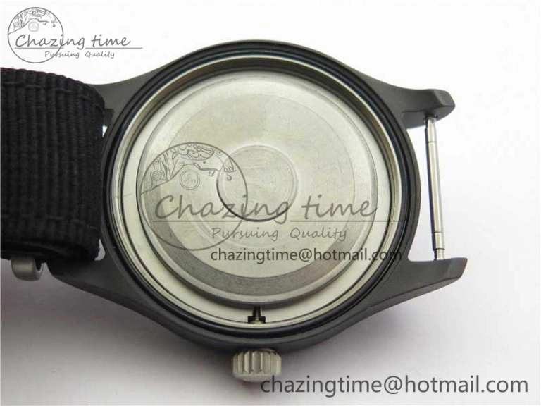 Pilot IW326901 Real Ceramic MK 1:1 Best Edition Black Dial On Nylon Strap MIYOTA9015