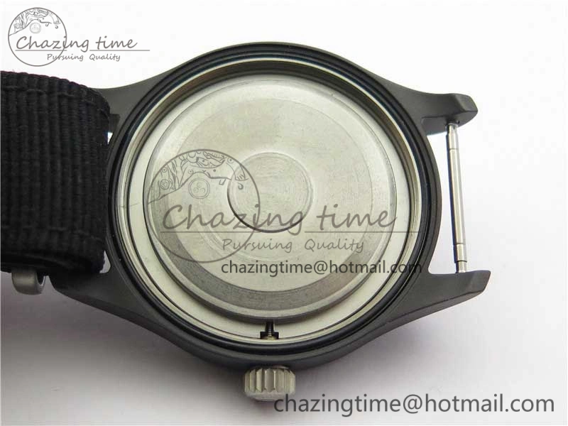 Pilot IW326901 Real Ceramic MK 1:1 Best Edition Black Dial On Nylon Strap MIYOTA9015