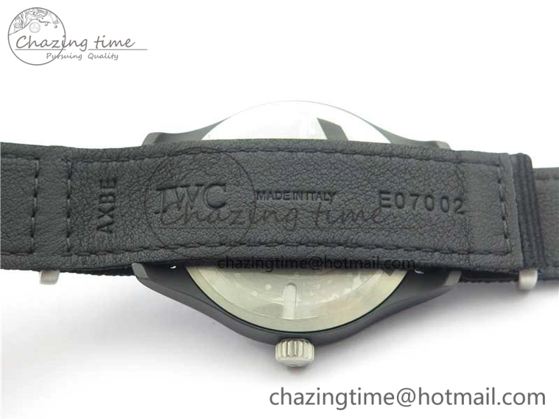 Pilot IW326901 Real Ceramic MK 1:1 Best Edition Black Dial On Nylon Strap MIYOTA9015