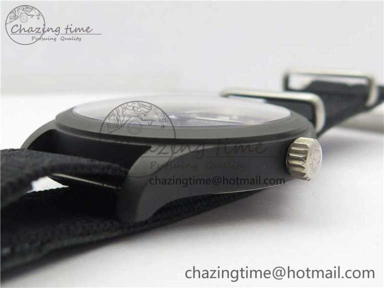 Pilot IW326901 Real Ceramic MK 1:1 Best Edition Black Dial On Nylon Strap MIYOTA9015