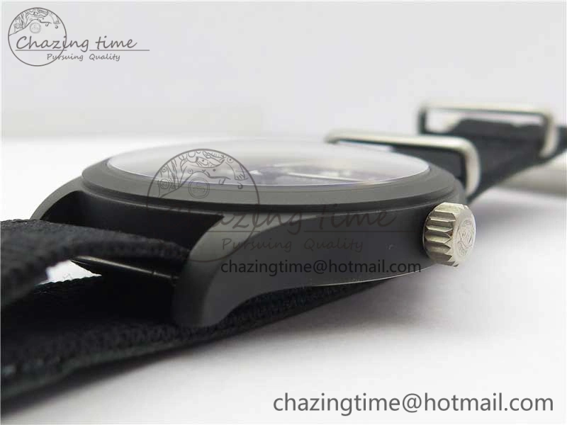 Pilot IW326901 Real Ceramic MK 1:1 Best Edition Black Dial On Nylon Strap MIYOTA9015