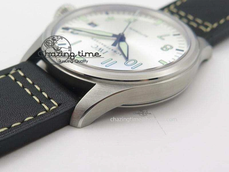 Pilot Mark XVI “Father & Son 2012” MK Maker SS Sliver Dial A2892 On Black Leather Strap