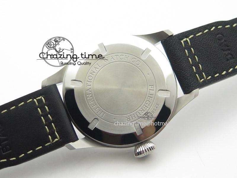 Pilot Mark XVI “Father & Son 2012” MK Maker SS Sliver Dial A2892 On Black Leather Strap