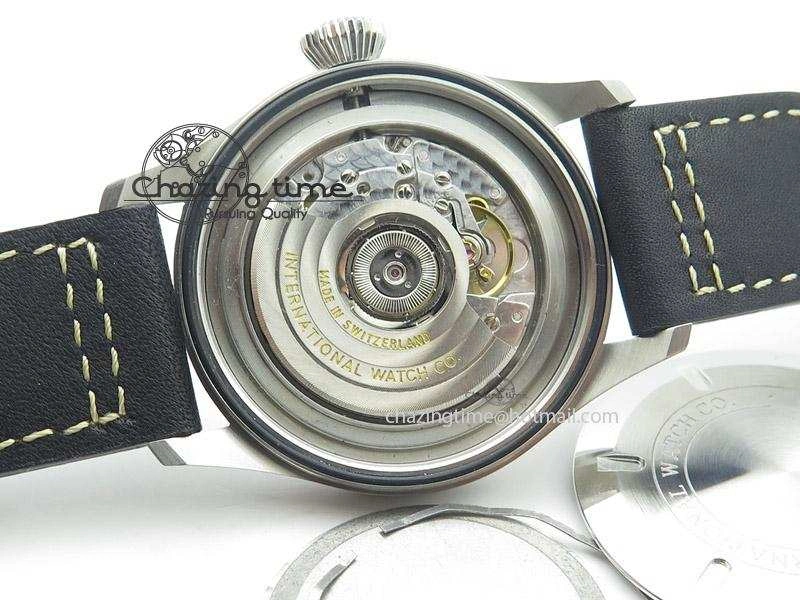 Pilot Mark XVI “Father & Son 2012” MK Maker SS Sliver Dial A2892 On Black Leather Strap