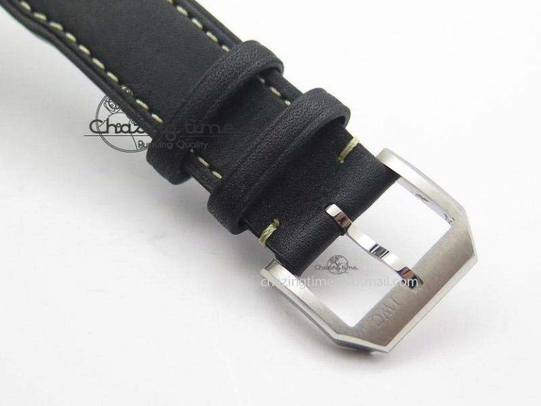 Pilot Mark XVI “Father & Son 2012” MK Maker SS Sliver Dial A2892 On Black Leather Strap