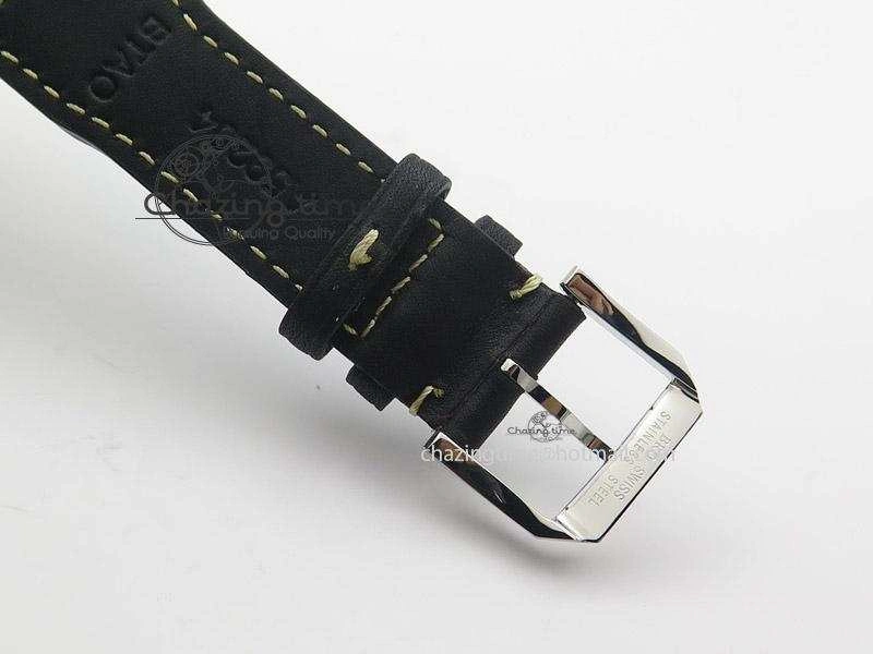Pilot Mark XVI “Father & Son 2012” MK Maker SS Sliver Dial A2892 On Black Leather Strap