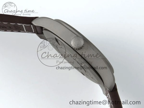 Pilot Mark XVIII Titanium BLSF 1:1 Best Edition Black Dial on Brown Leather Strap MIYOTA 9015