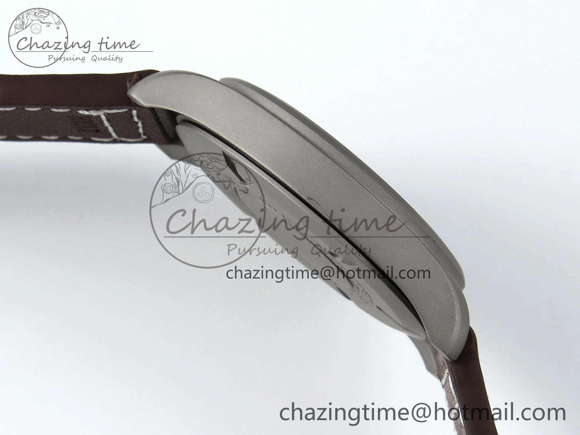 Pilot Mark XVIII Titanium BLSF 1:1 Best Edition Black Dial on Brown Leather Strap MIYOTA 9015