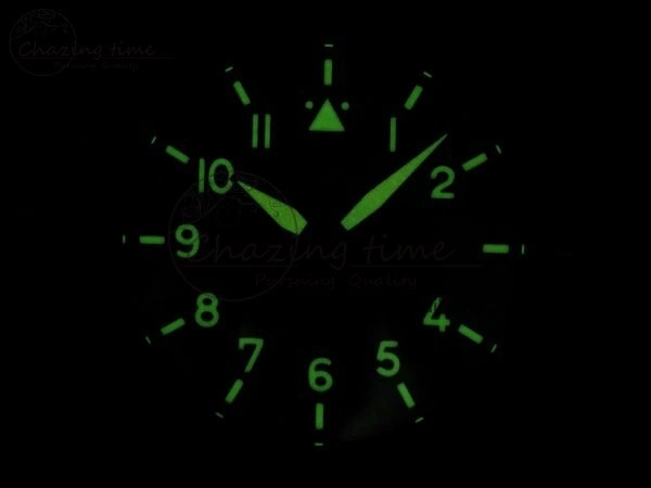 Pilot Mark XVIII Titanium BLSF 1:1 Best Edition Black Dial on Brown Leather Strap MIYOTA 9015