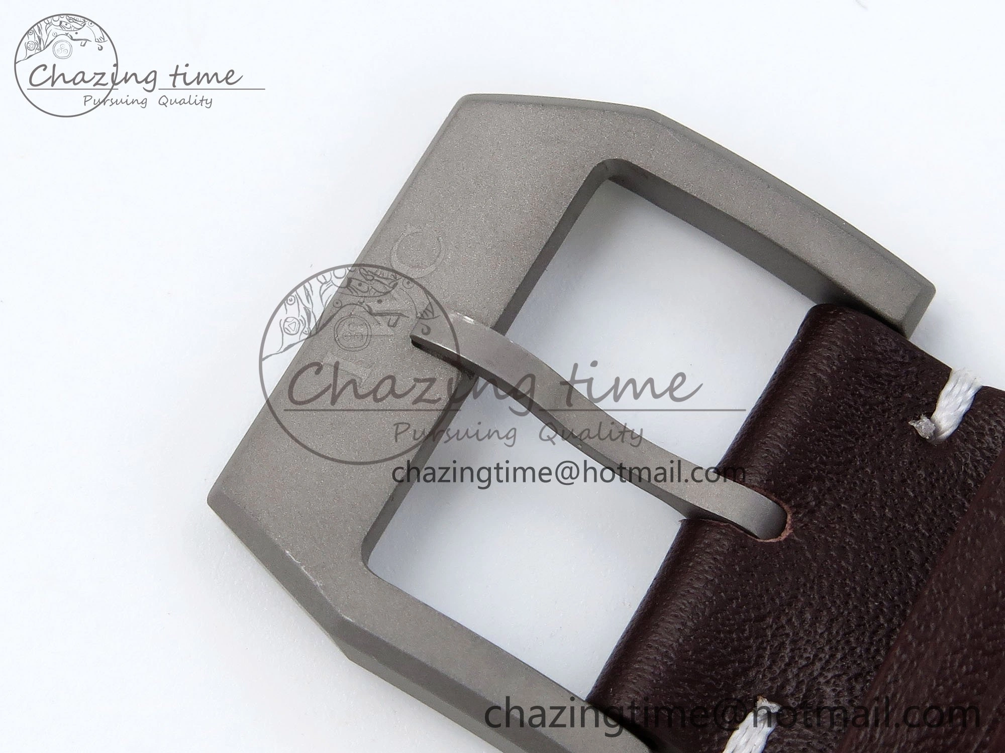 Pilot Mark XVIII Titanium BLSF 1:1 Best Edition Black Dial on Brown Leather Strap MIYOTA 9015