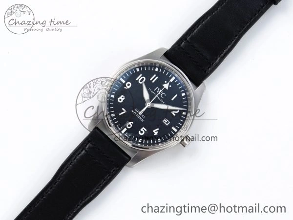 Pilot Mark XX BLSF 1:1 Best Edition Black Dial on Black Leather Strap MIYOTA 9015