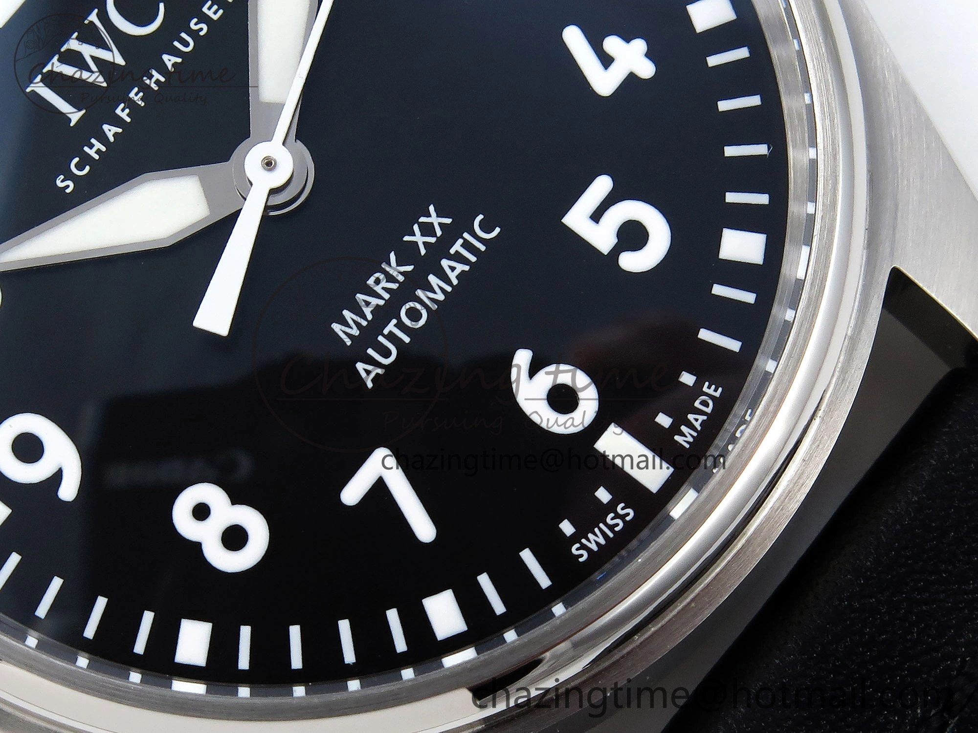 Pilot Mark XX BLSF 1:1 Best Edition Black Dial on Black Leather Strap MIYOTA 9015