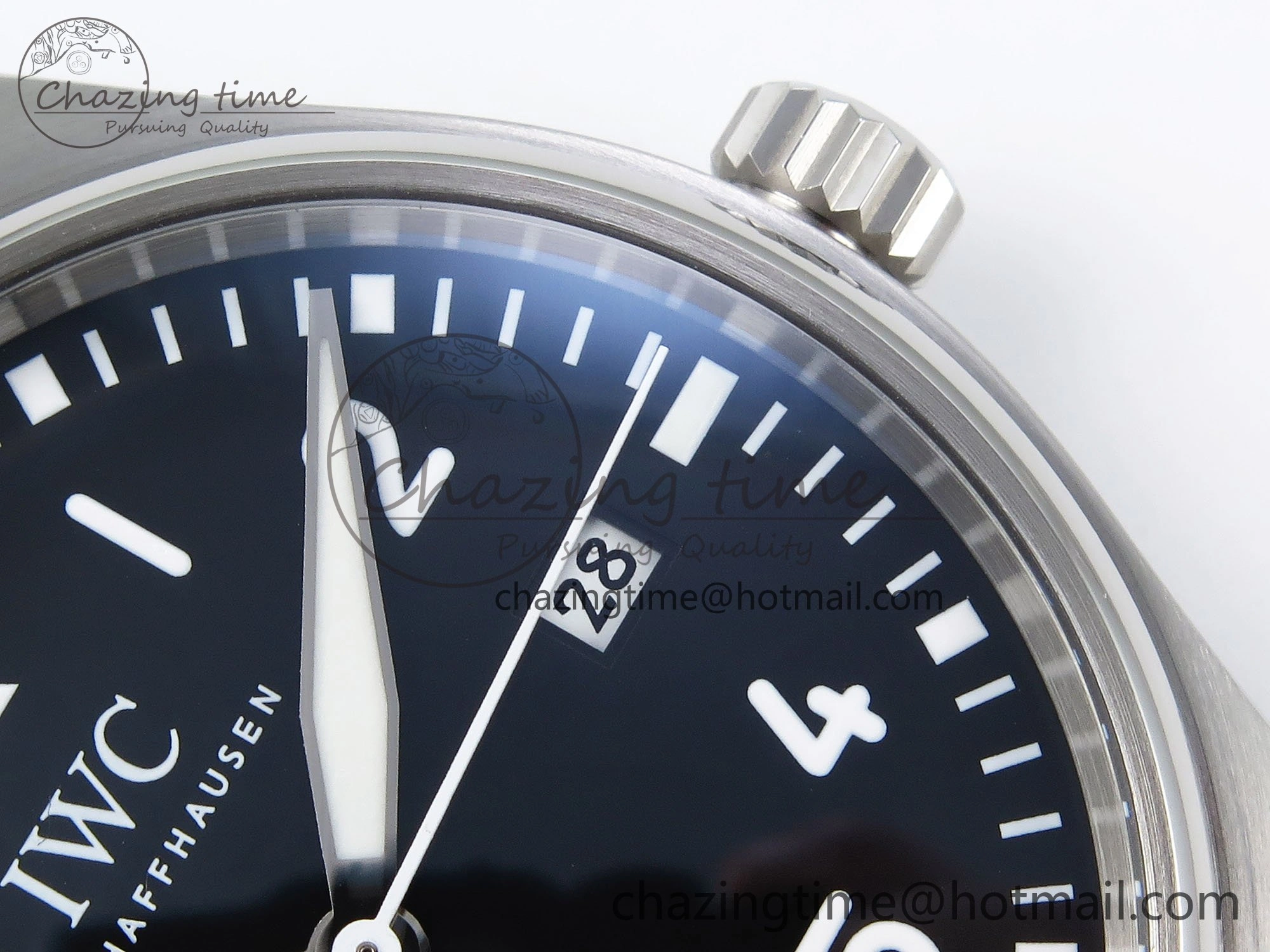Pilot Mark XX BLSF 1:1 Best Edition Black Dial on Black Leather Strap MIYOTA 9015