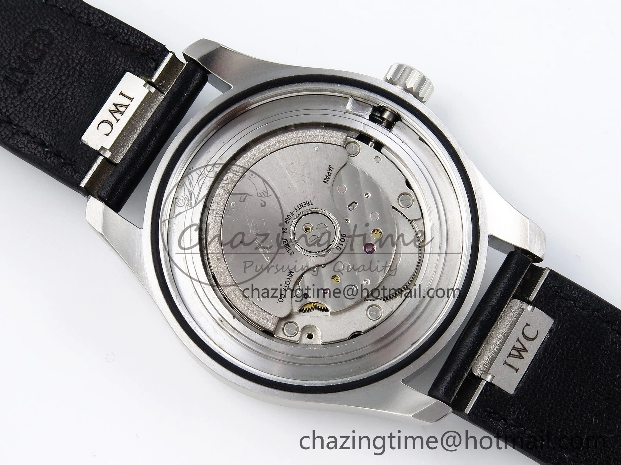 Pilot Mark XX BLSF 1:1 Best Edition Black Dial on Black Leather Strap MIYOTA 9015
