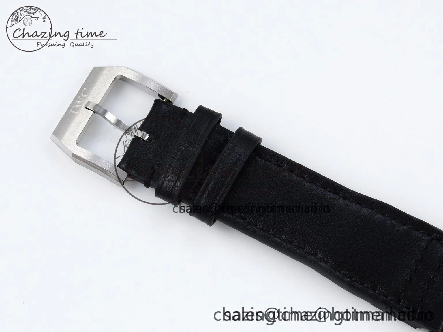 Pilot Mark XX BLSF 1:1 Best Edition Black Dial on Black Leather Strap MIYOTA 9015