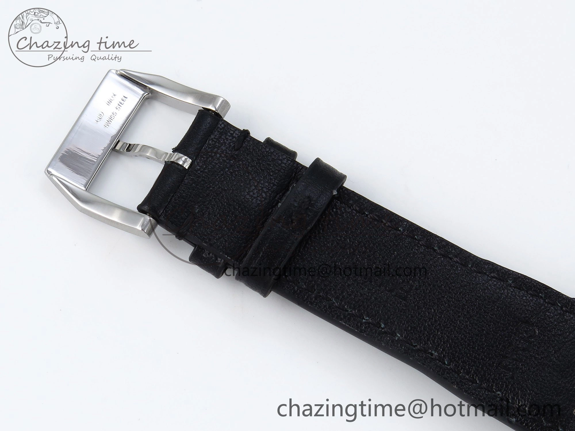 Pilot Mark XX BLSF 1:1 Best Edition Black Dial on Black Leather Strap MIYOTA 9015
