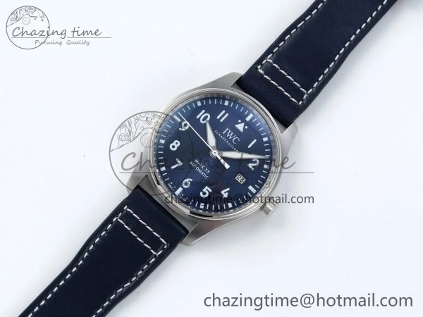 Pilot Mark XX BLSF 1:1 Best Edition Blue Dial on Blue Leather Strap MIYOTA 9015
