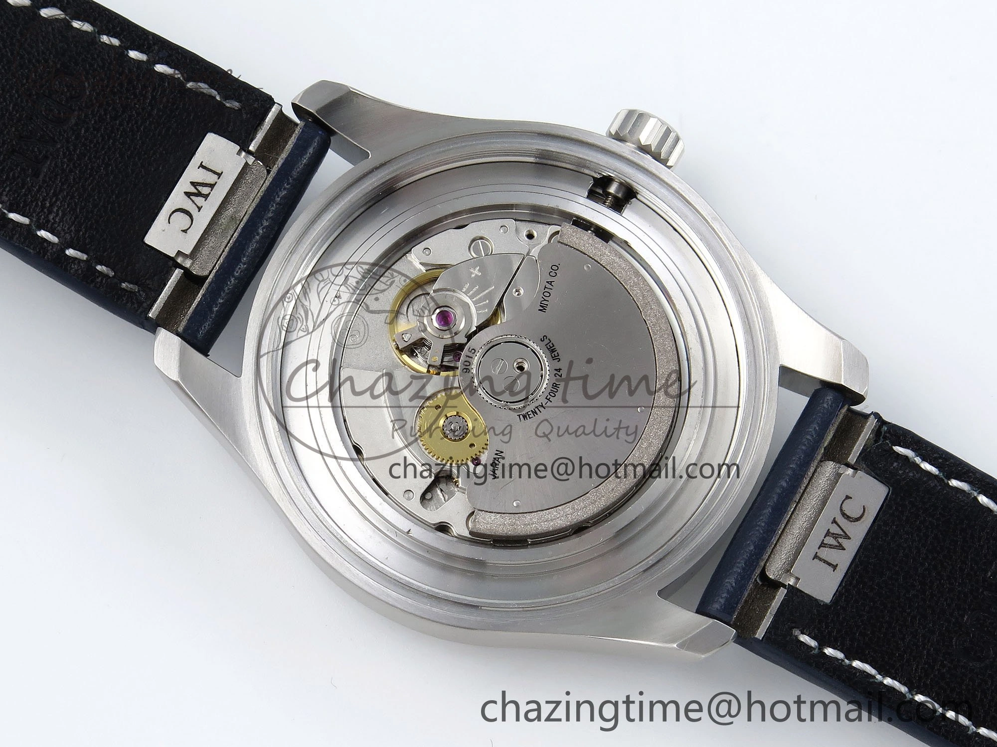 Pilot Mark XX BLSF 1:1 Best Edition Blue Dial on Blue Leather Strap MIYOTA 9015