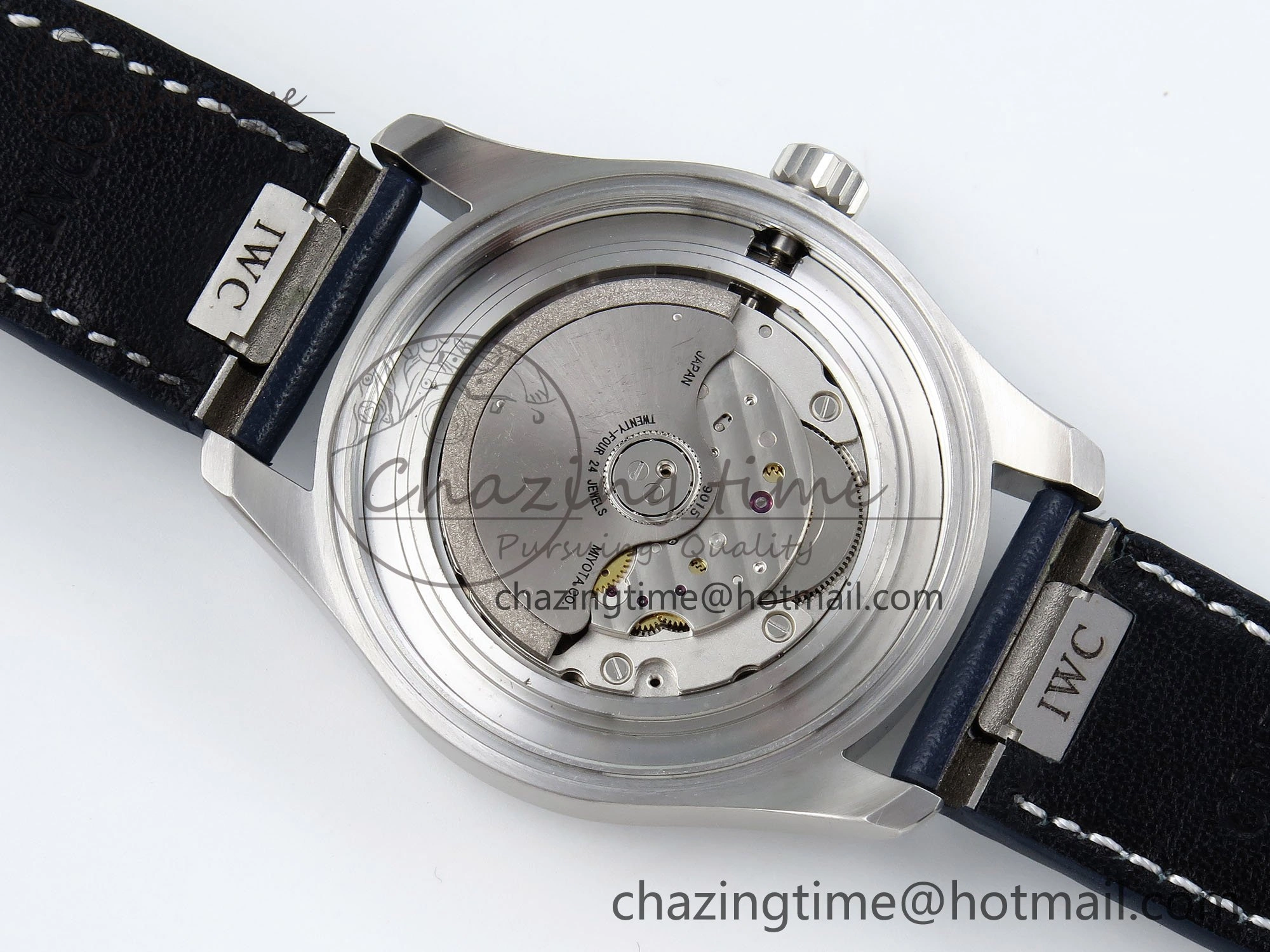 Pilot Mark XX BLSF 1:1 Best Edition Blue Dial on Blue Leather Strap MIYOTA 9015