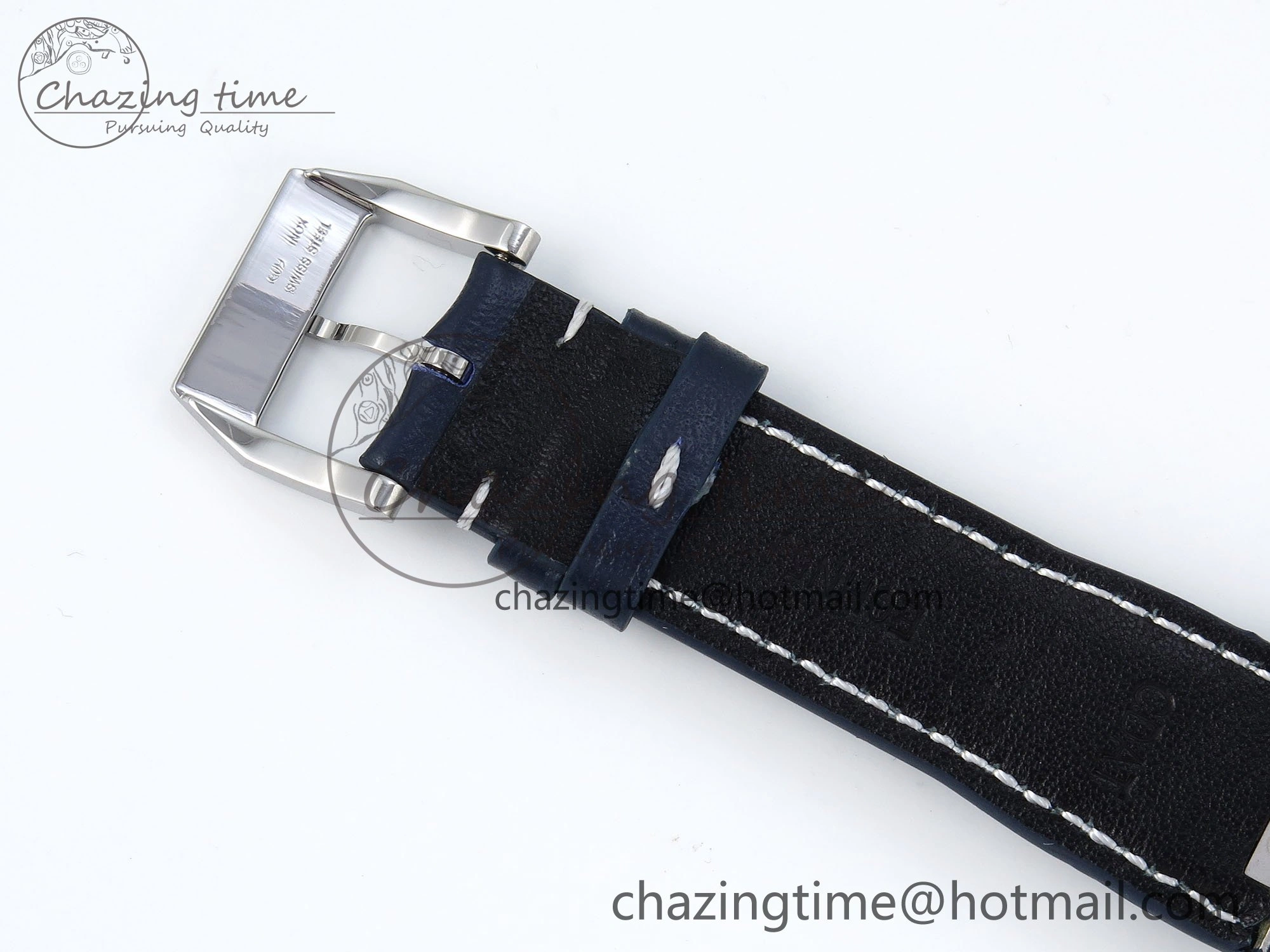 Pilot Mark XX BLSF 1:1 Best Edition Blue Dial on Blue Leather Strap MIYOTA 9015