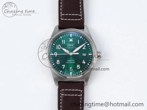 Pilot Mark XX BLSF 1:1 Best Edition Green Dial on Brown Leather Strap MIYOTA 9015