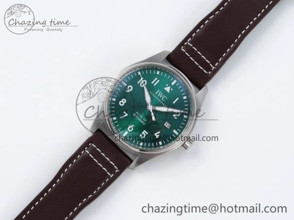 Pilot Mark XX BLSF 1:1 Best Edition Green Dial on Brown Leather Strap MIYOTA 9015