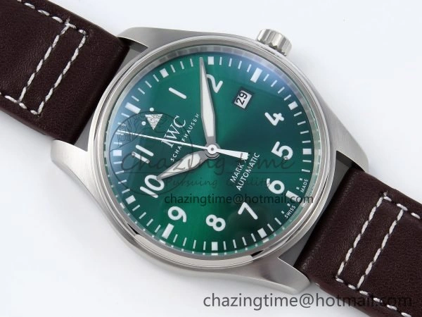 Pilot Mark XX BLSF 1:1 Best Edition Green Dial on Brown Leather Strap MIYOTA 9015