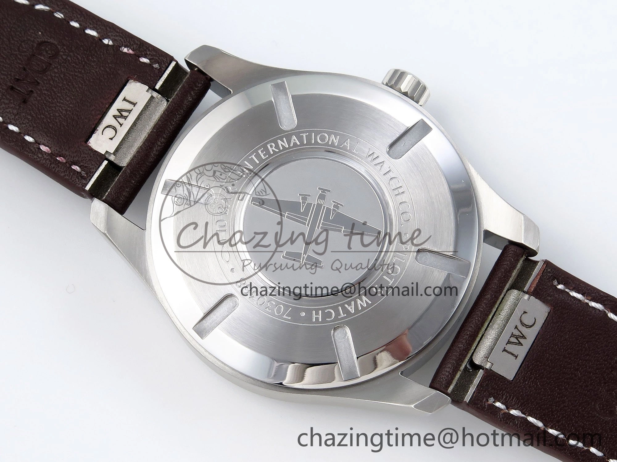 Pilot Mark XX BLSF 1:1 Best Edition Green Dial on Brown Leather Strap MIYOTA 9015