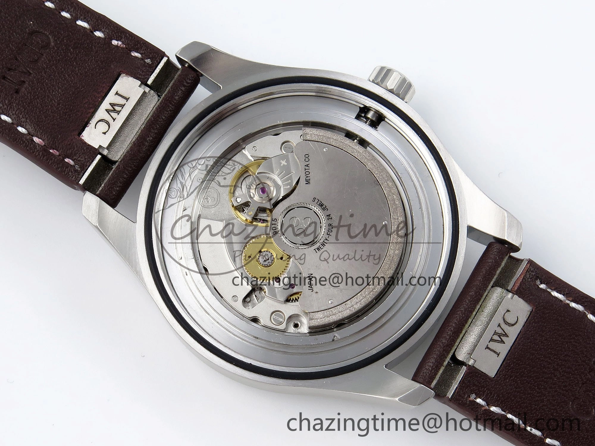Pilot Mark XX BLSF 1:1 Best Edition Green Dial on Brown Leather Strap MIYOTA 9015