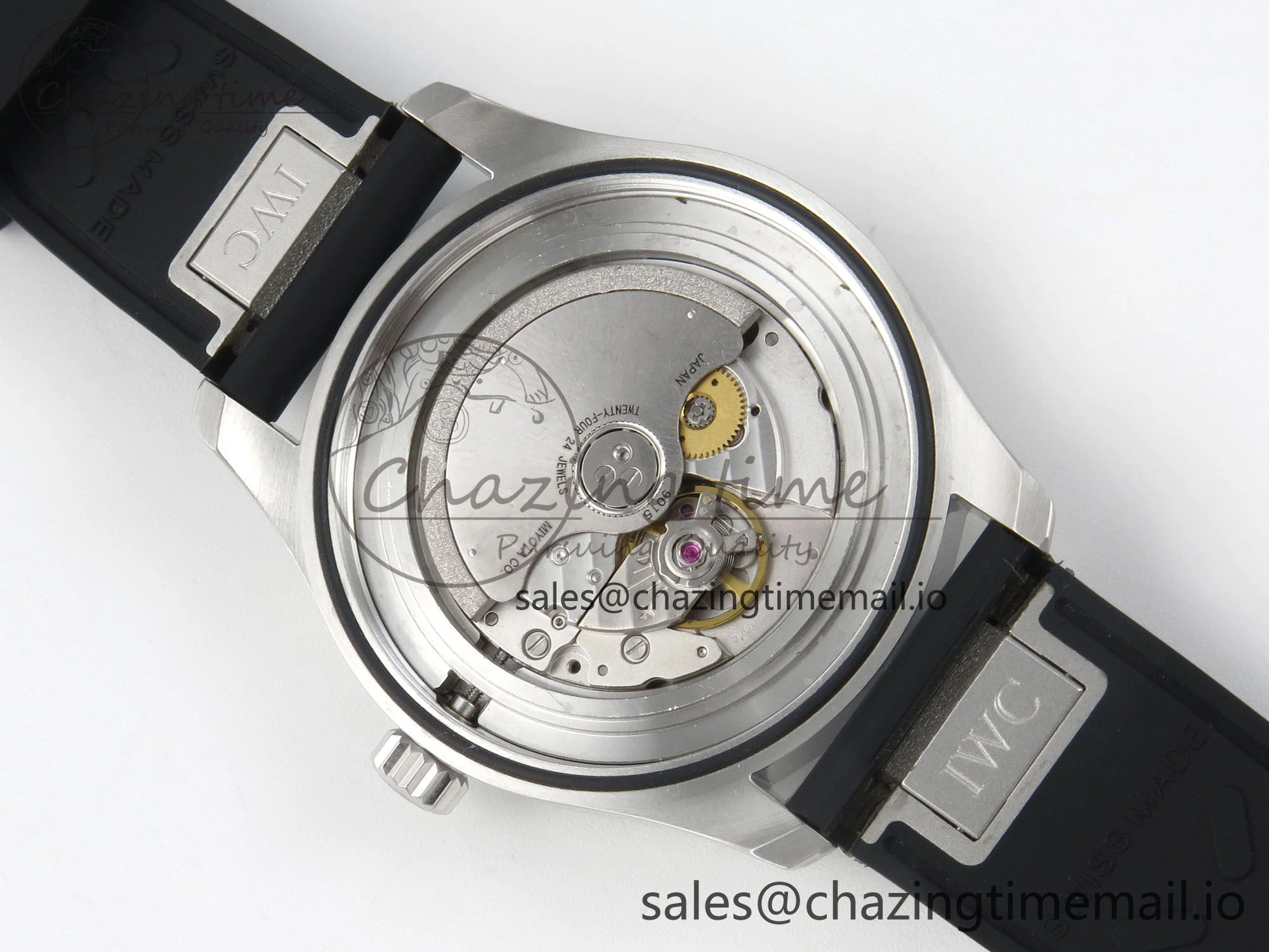 Pilot Mark XX BLSF SS 1:1 Best Edition White Dial on Black Rubber Strap MIYOTA 9015