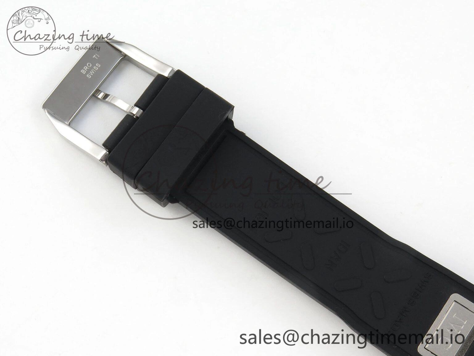 Pilot Mark XX BLSF SS 1:1 Best Edition White Dial on Black Rubber Strap MIYOTA 9015