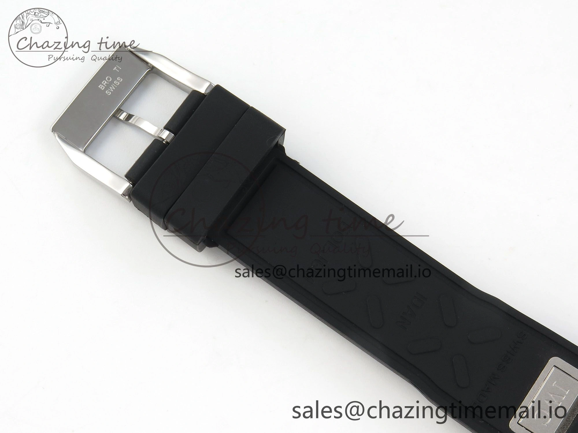 Pilot Mark XX BLSF SS 1:1 Best Edition White Dial on Black Rubber Strap MIYOTA 9015