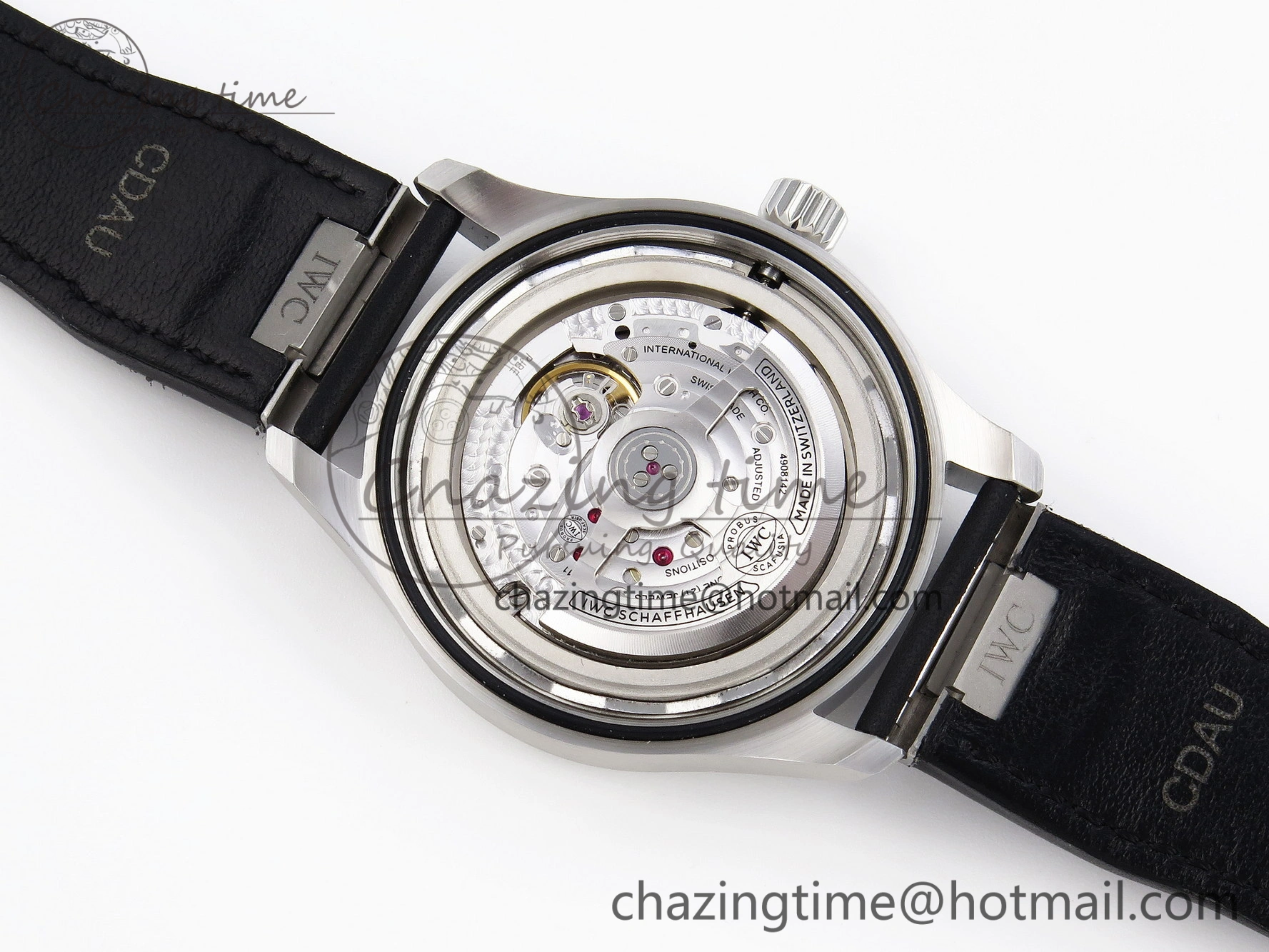 Pilot Mark XX IW328201 ZF 1:1 Best Edition Black Dial on Black Leather Strap A32111