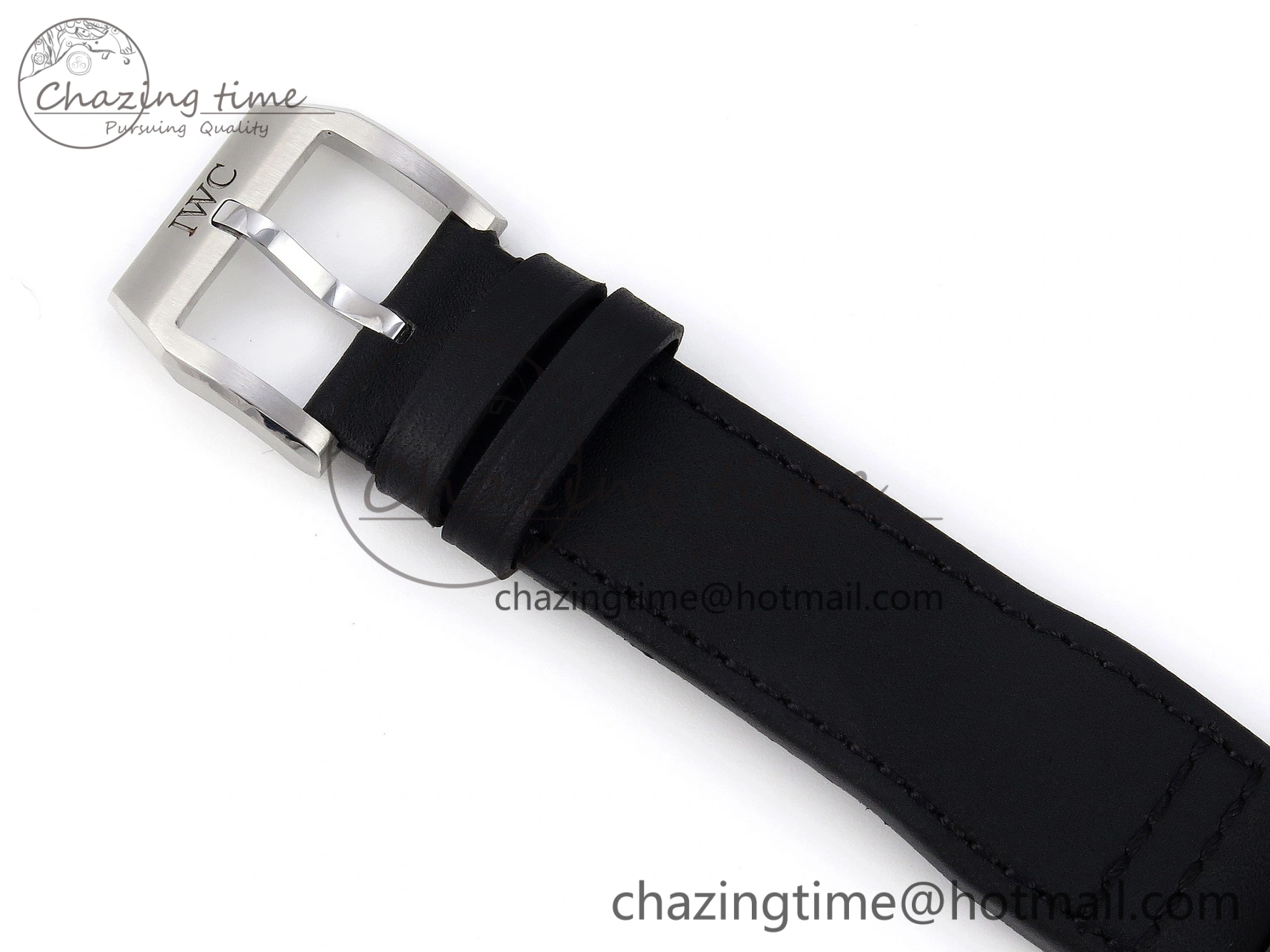 Pilot Mark XX IW328201 ZF 1:1 Best Edition Black Dial on Black Leather Strap A32111