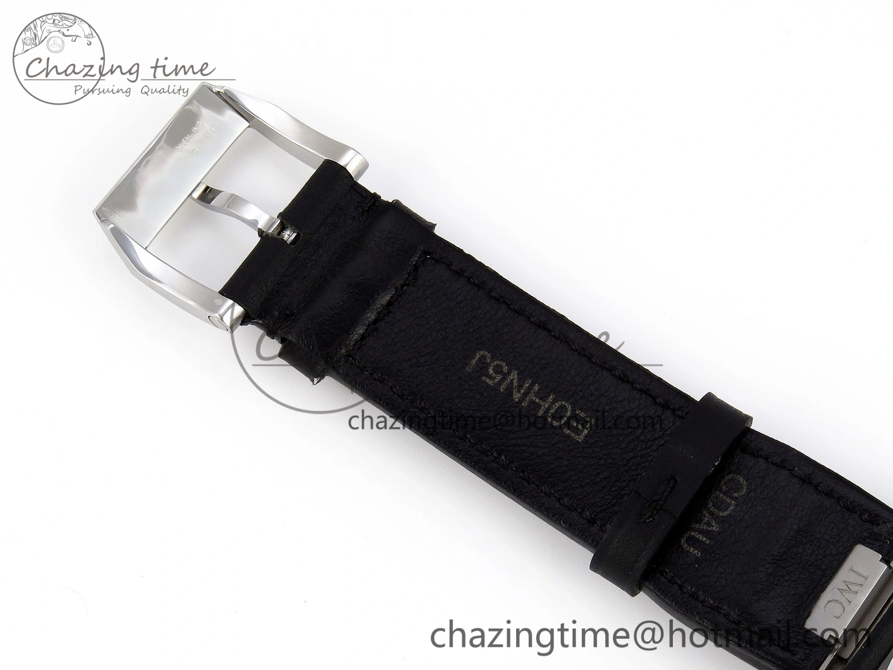 Pilot Mark XX IW328201 ZF 1:1 Best Edition Black Dial on Black Leather Strap A32111