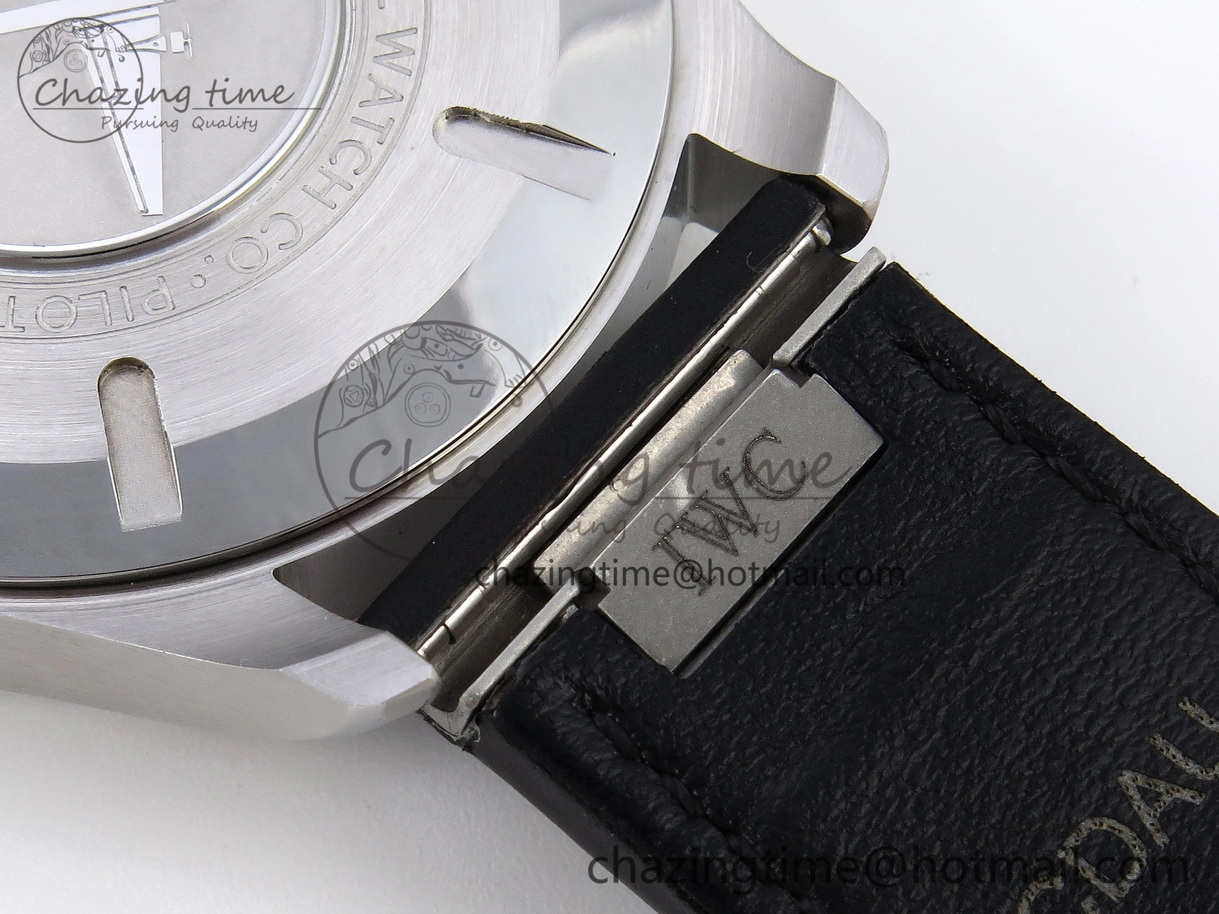 Pilot Mark XX IW328201 ZF 1:1 Best Edition Black Dial on Black Leather Strap A32111