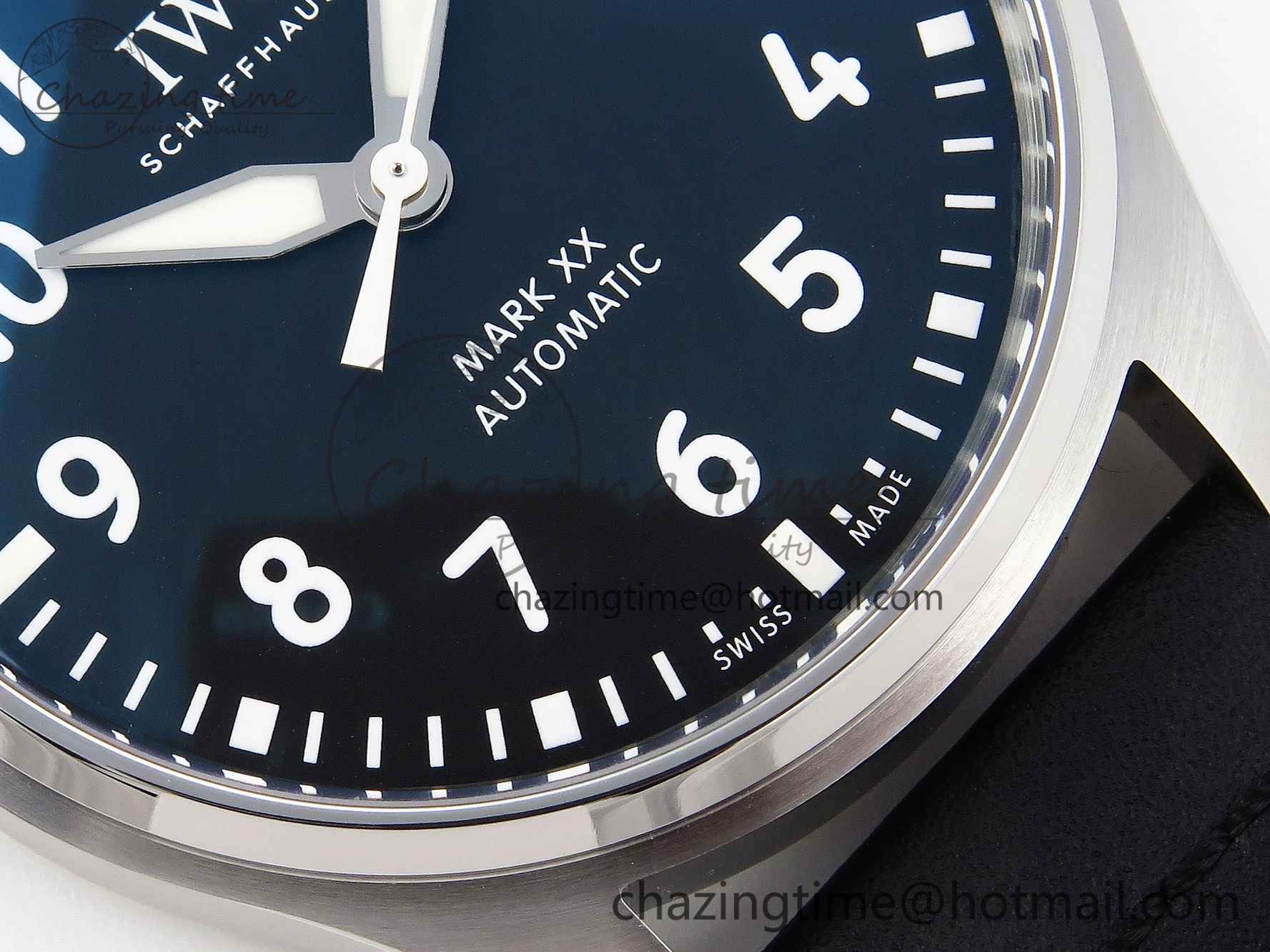 Pilot Mark XX IW328201 ZF 1:1 Best Edition Black Dial on Black Leather Strap A32111